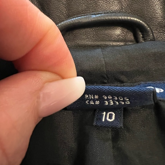 Ralph Lauren Sport Lambskin Leather Bomber size 10 - Picture 5 of 14